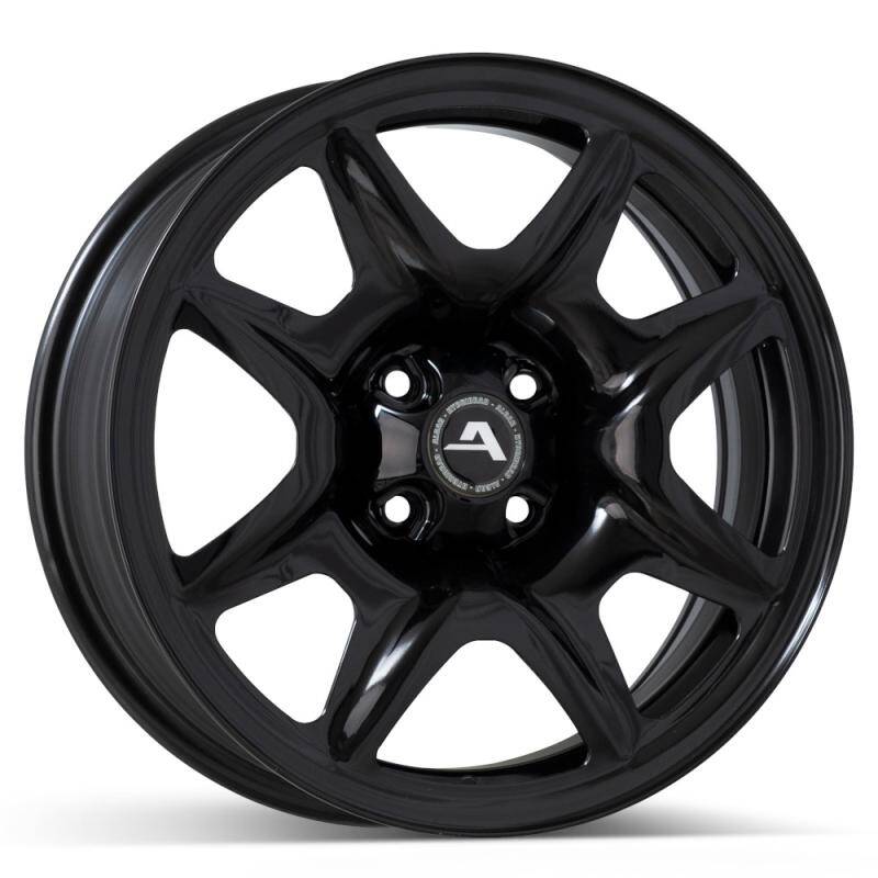 ALCAR HYBRIDRAD / 04 BLACK / BLACK<br>6,5J16" 4X108 32 65