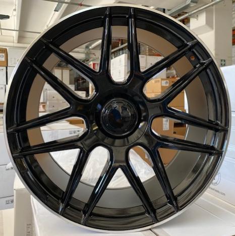 Cerchio REPLICA: 842 / MATT BLACK MACHINED LIP