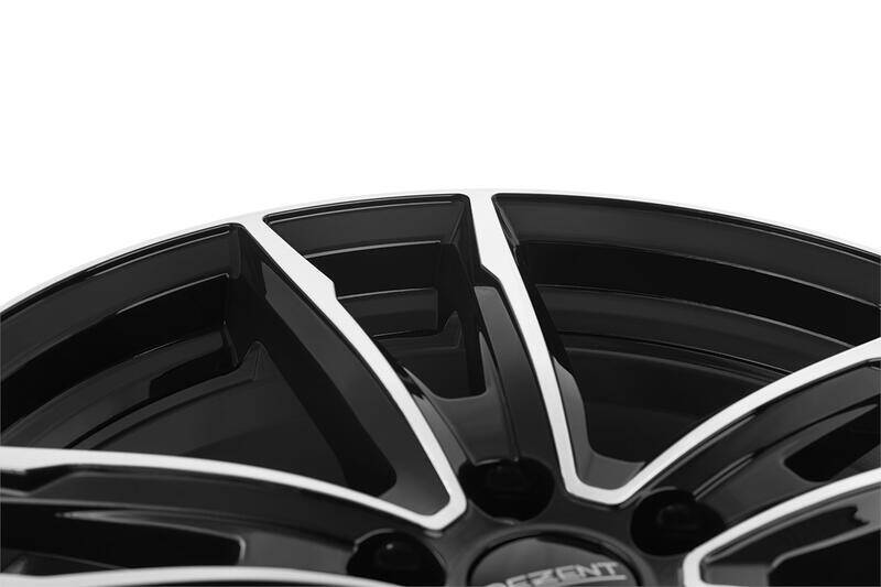 DEZENT / KF DARK / BLACK/POLISHED<br>6,5J16" 5X112 41 57,10