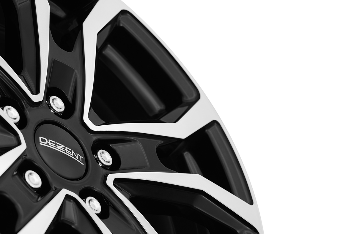 DEZENT / TV-TRAILER DARK / BLACK/POLISHED<br>6,0J14" 5X112 30,05 66,60