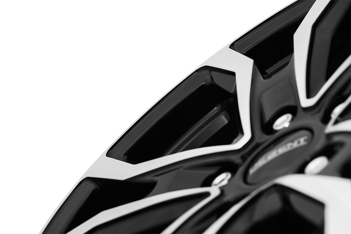 DEZENT / TV-TRAILER DARK / BLACK/POLISHED<br>6,0J14" 5X112 30,05 66,60