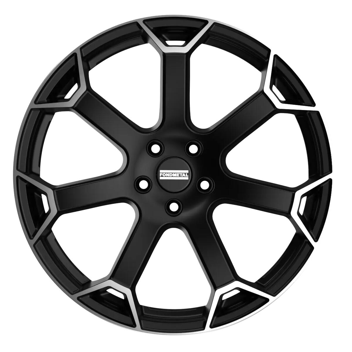 FONDMETAL / ZEPHYRUS / MATT BLACK MACHINED<br>8,5J19" 5X112 21 66,50