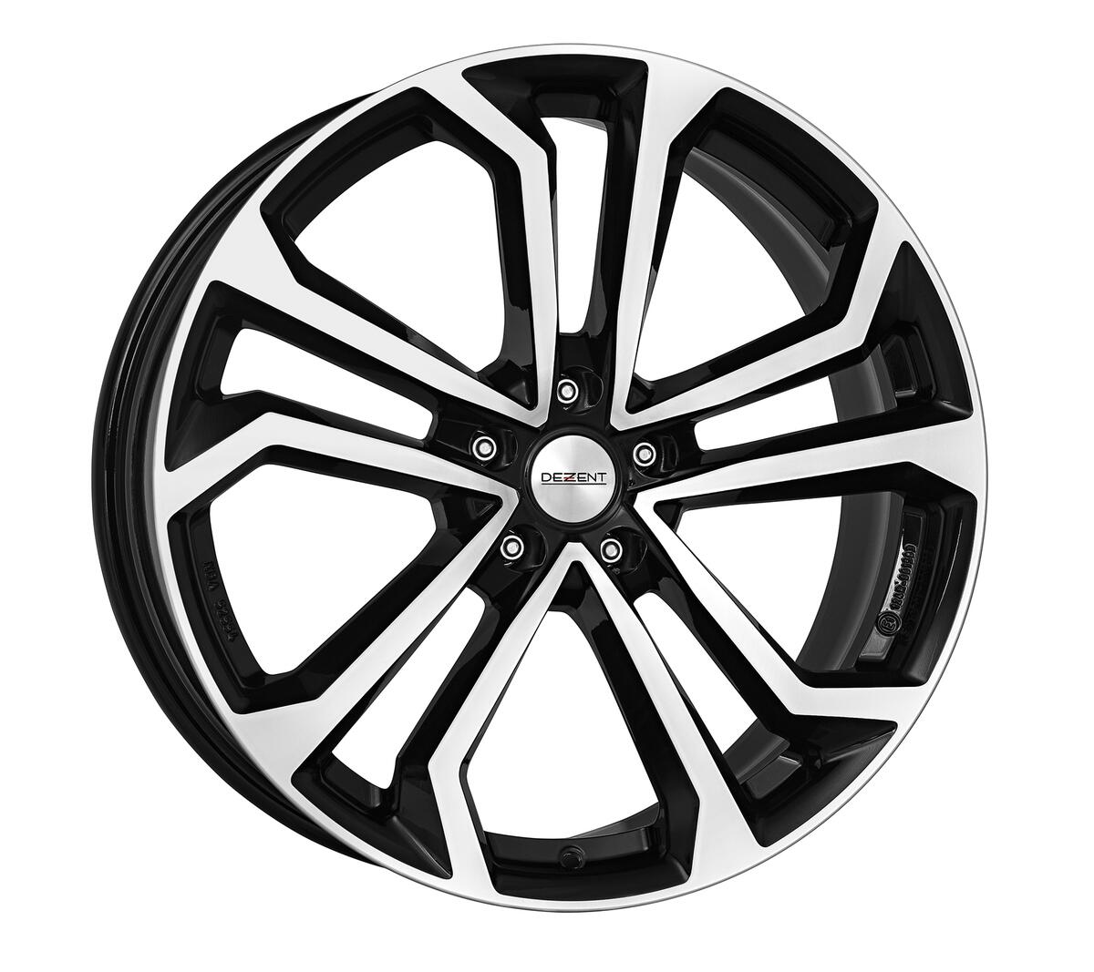 DEZENT / TA DARK / BLACK/POLISHED<br>8,0J19" 5X114,3 37 71,60