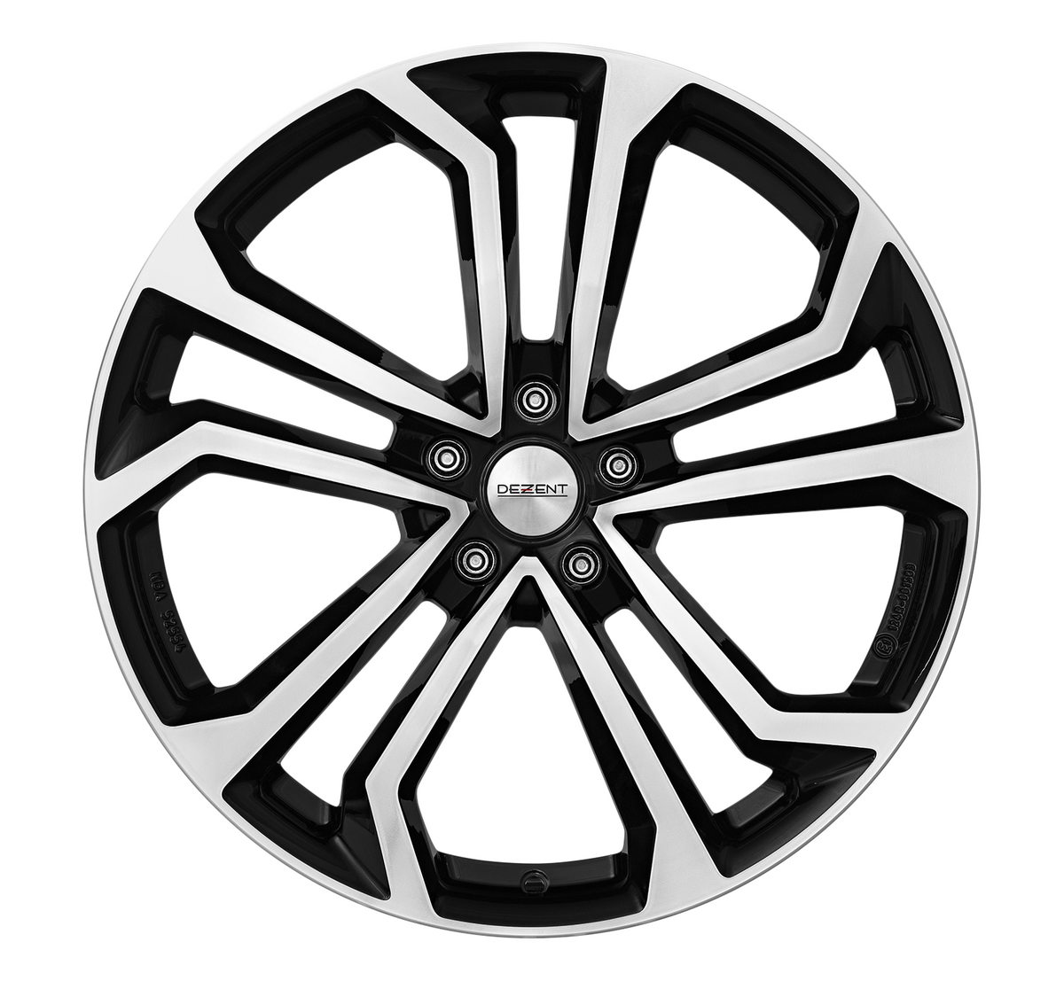 DEZENT / TA DARK / BLACK/POLISHED<br>8,0J19" 5X114,3 37 71,60