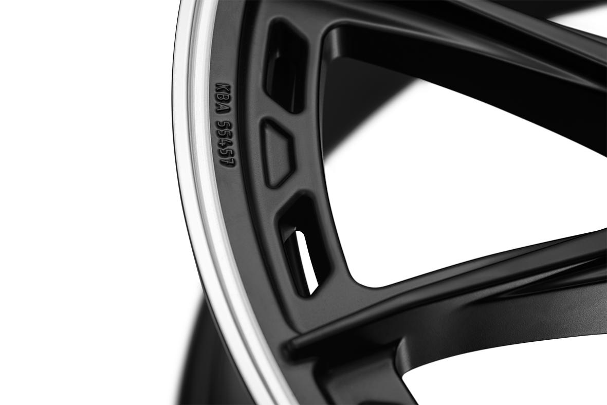 DOTZ / SONOMA DARK / BLACK MATT/POLISHED LIP<br>8,5J19" 5X112 35 70,10