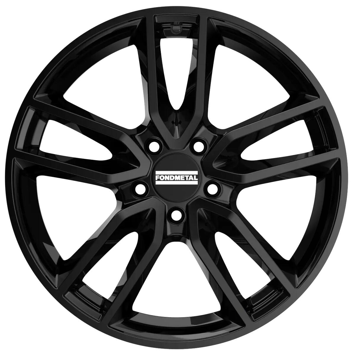 FONDMETAL / KOROS / GLOSSY BLACK<br>8,0J18" 5X108 45 75