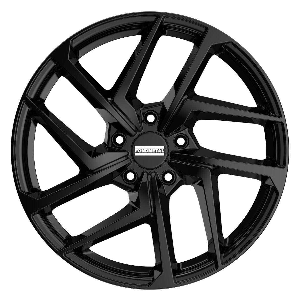 FONDMETAL / TAARA / GLOSSY BLACK<br>8,5J19" 5X130 55 66,50