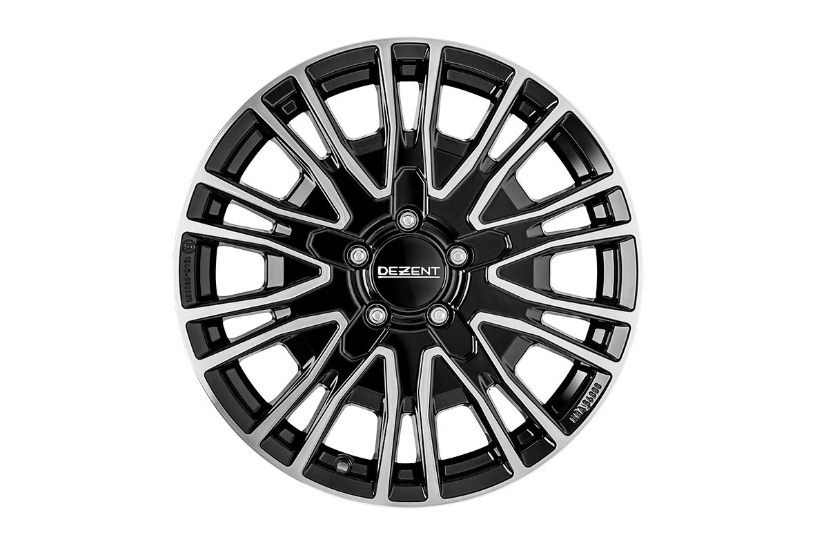 DEZENT / KE DARK / BLACK/POLISHED<br>7,5J18" 5X130 43 84,10