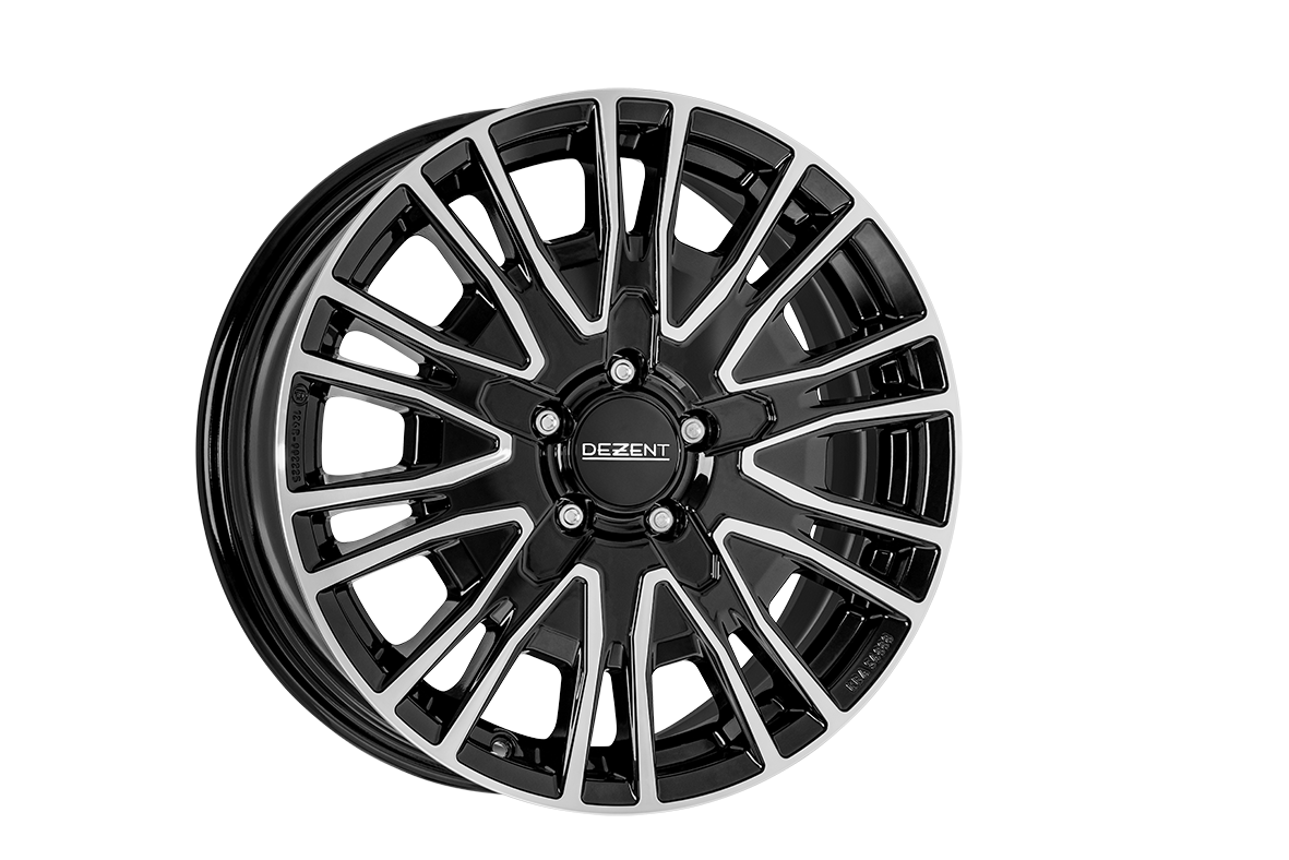 DEZENT / KE DARK / BLACK/POLISHED<br>7,5J18" 5X130 43 84,10