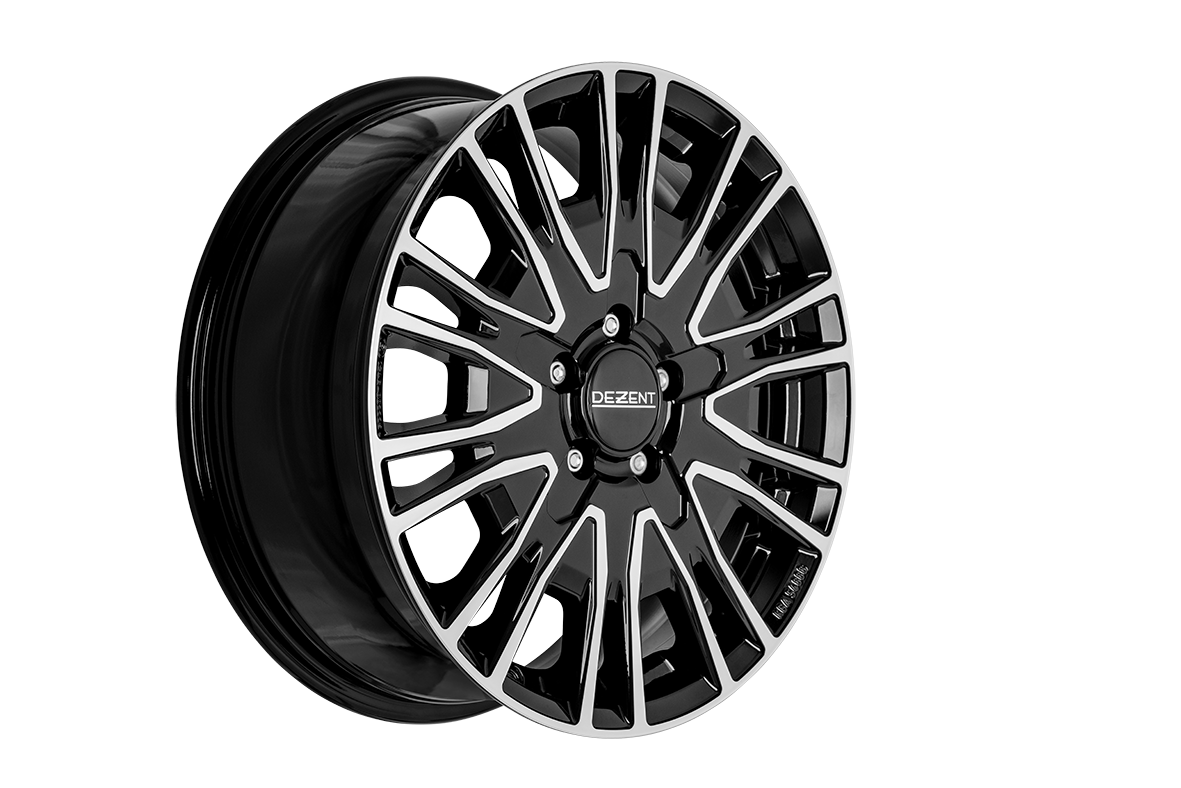 DEZENT / KE DARK / BLACK/POLISHED<br>7,5J18" 5X130 43 84,10
