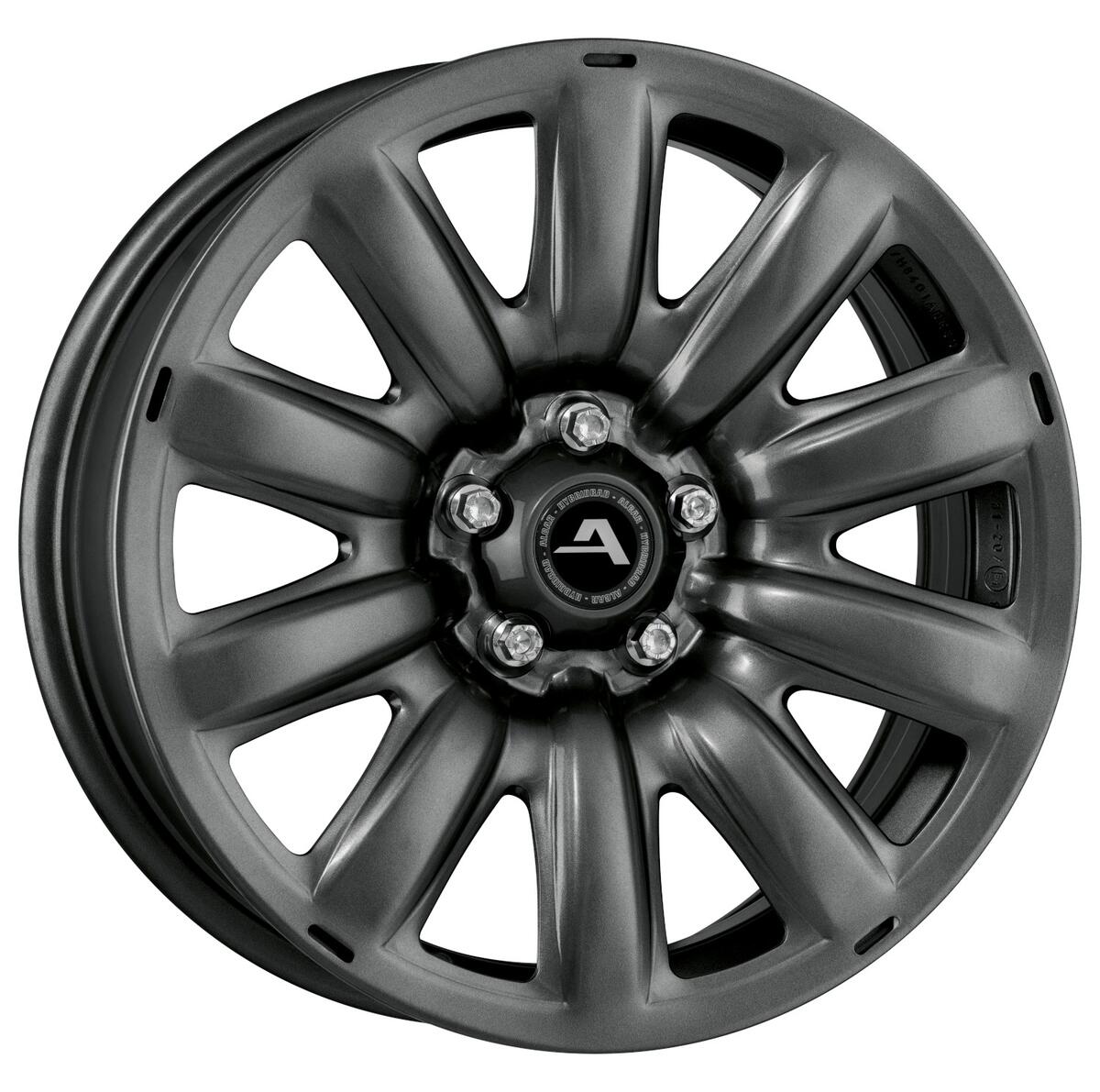 ALCAR HYBRIDRAD / 06 GREY / ANTHRACITE<br>6,5J17" 5X112 46 57,10