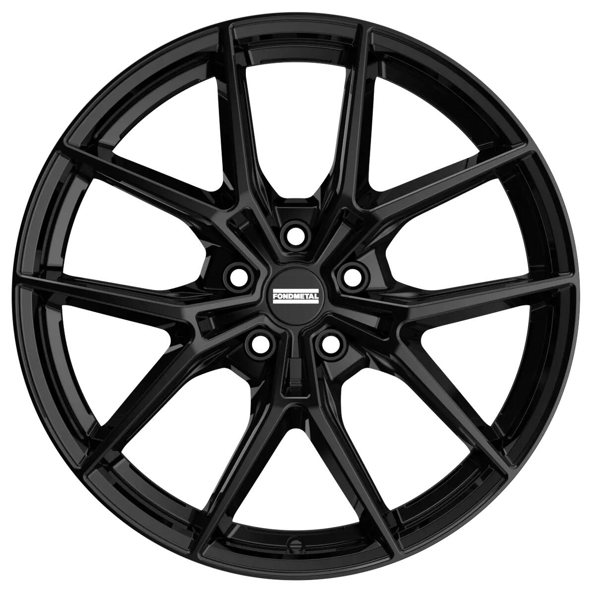 FONDMETAL / IUPITER / GLOSSY BLACK<br>8,0J19" 5X112 47 66,50