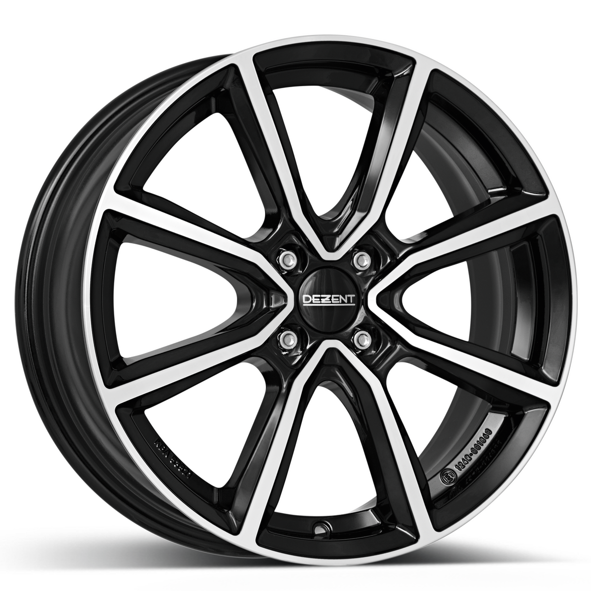 DEZENT / TN DARK / BLACK/POLISHED<br>5,5J14" 4X100 45 54,10