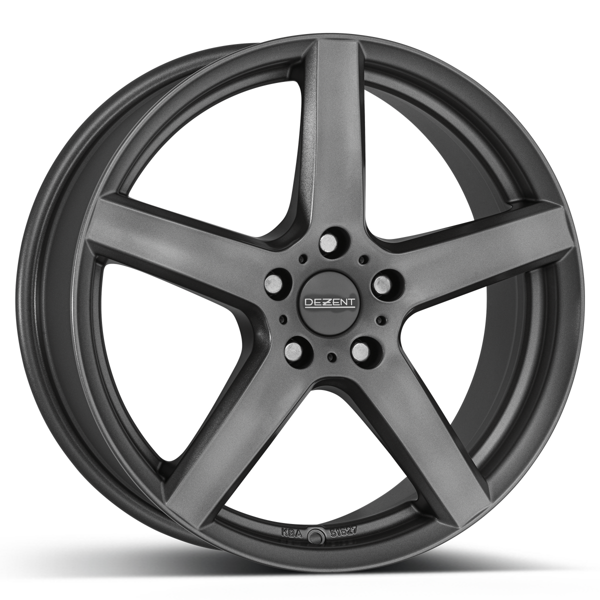 DEZENT / TY GRAPHITE / GRAPHITE MATT<br>5,5J15" 5X100 40 57,10