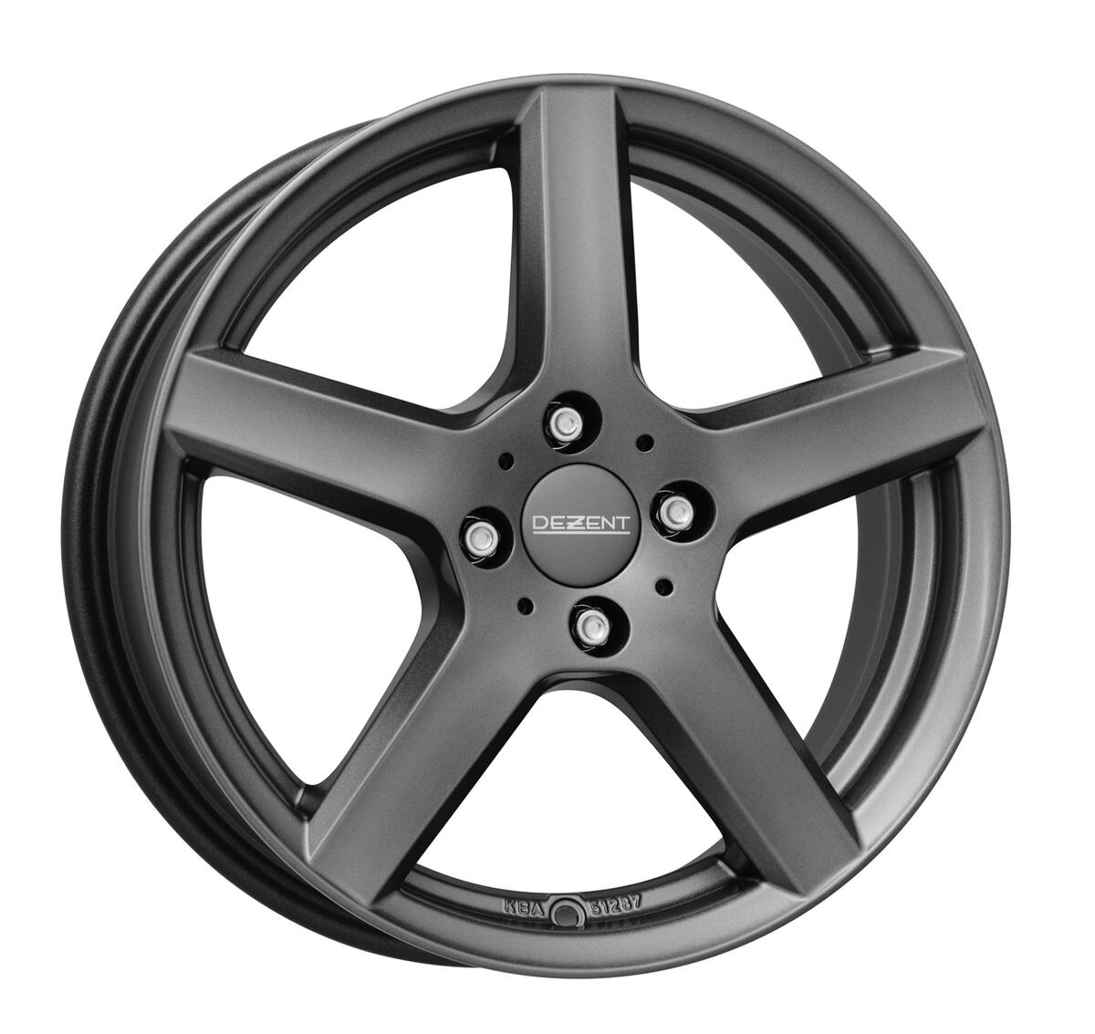 DEZENT / TY GRAPHITE / GRAPHITE MATT<br>5,5J15" 5X100 40 57,10
