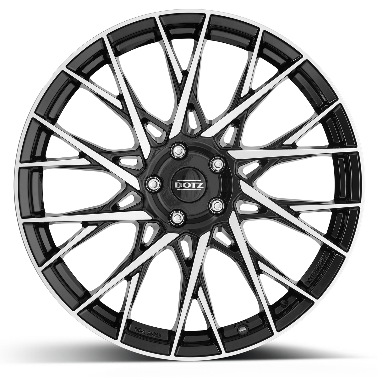 DOTZ / FUJI DARK / BLACK/POLISHED<br>9,0J19" 5X114,3 40 71,60