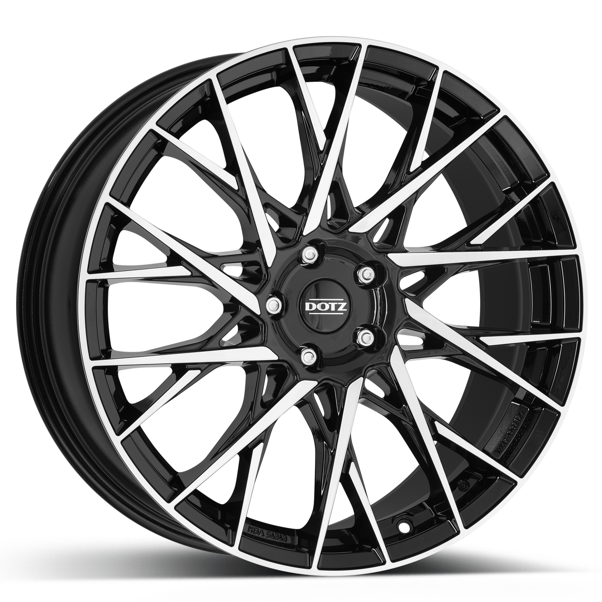 DOTZ / FUJI DARK / BLACK/POLISHED<br>9,0J19" 5X114,3 40 71,60