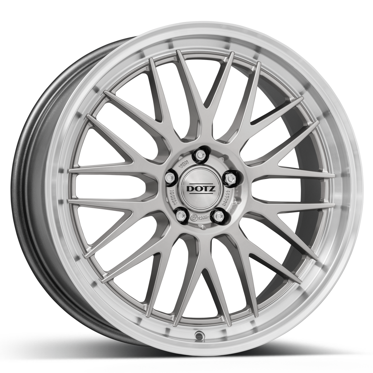 DOTZ / BILBAO BLAZE / SILVER/POLISHED LIP<br>7,0J17" 4X100 25 60,10