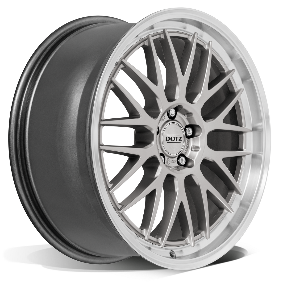 DOTZ / BILBAO BLAZE / SILVER/POLISHED LIP<br>7,0J17" 4X100 25 60,10