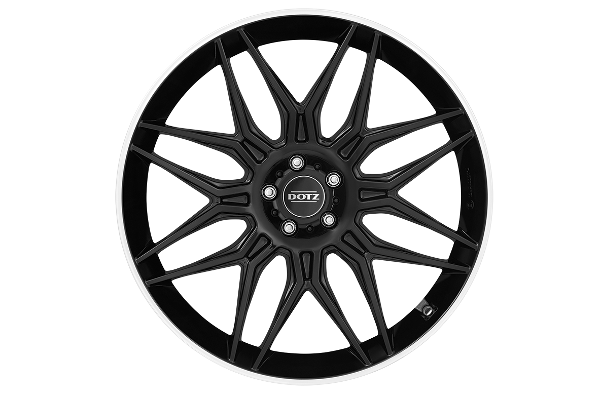 DOTZ / LONGBEACH DARK / BLACK/POLISHED LIP<br>9,0J20" 5X120 42 65,10