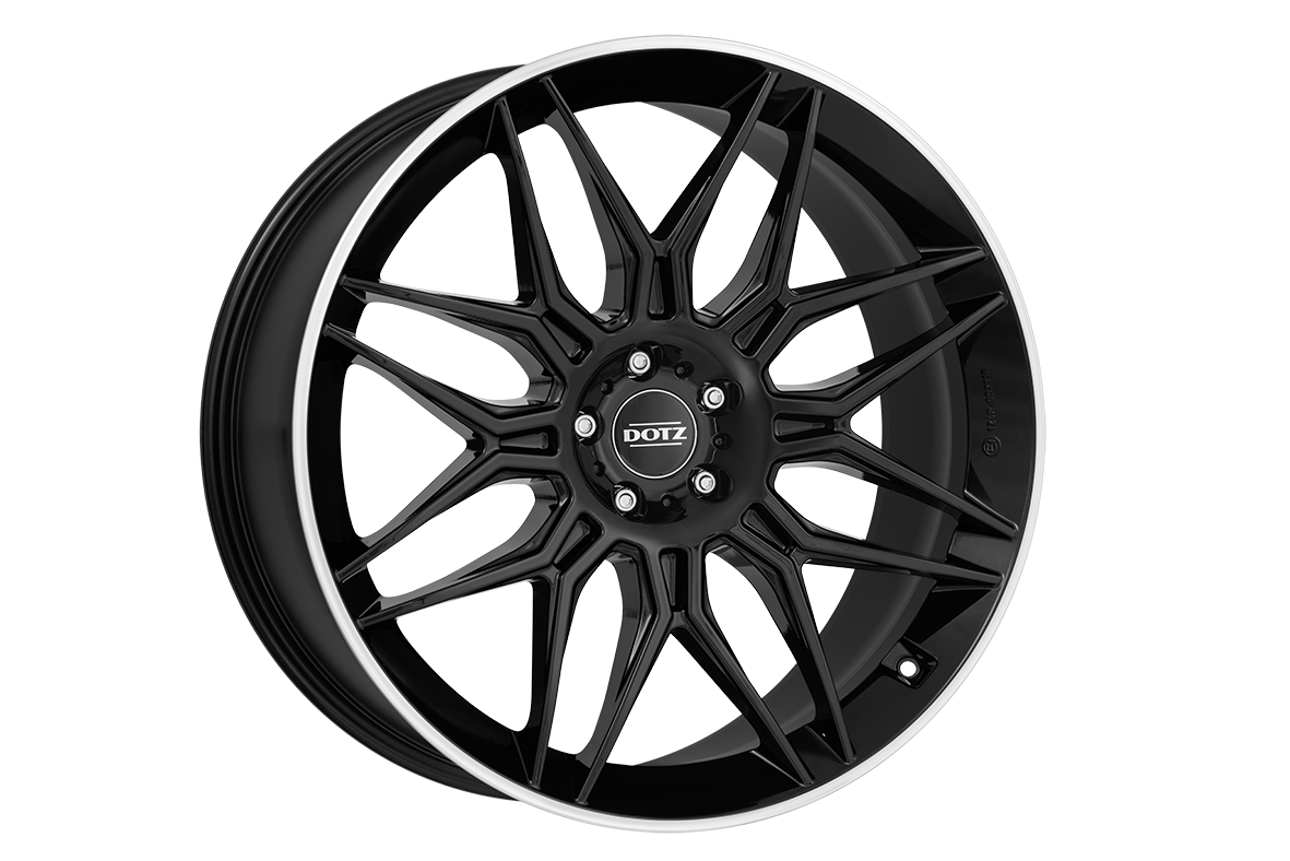 DOTZ / LONGBEACH DARK / BLACK/POLISHED LIP<br>9,0J20" 5X120 42 65,10