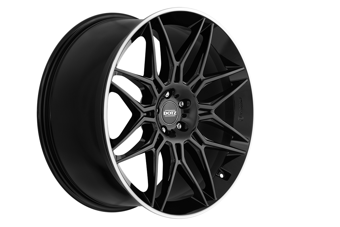 DOTZ / LONGBEACH DARK / BLACK/POLISHED LIP<br>9,0J20" 5X120 42 65,10