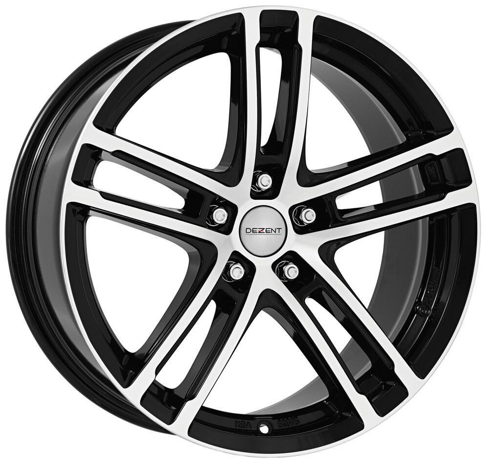 DEZENT / TZ-C DARK / BLACK/POLISHED<br>8,0J18" 5X108 42 63,40
