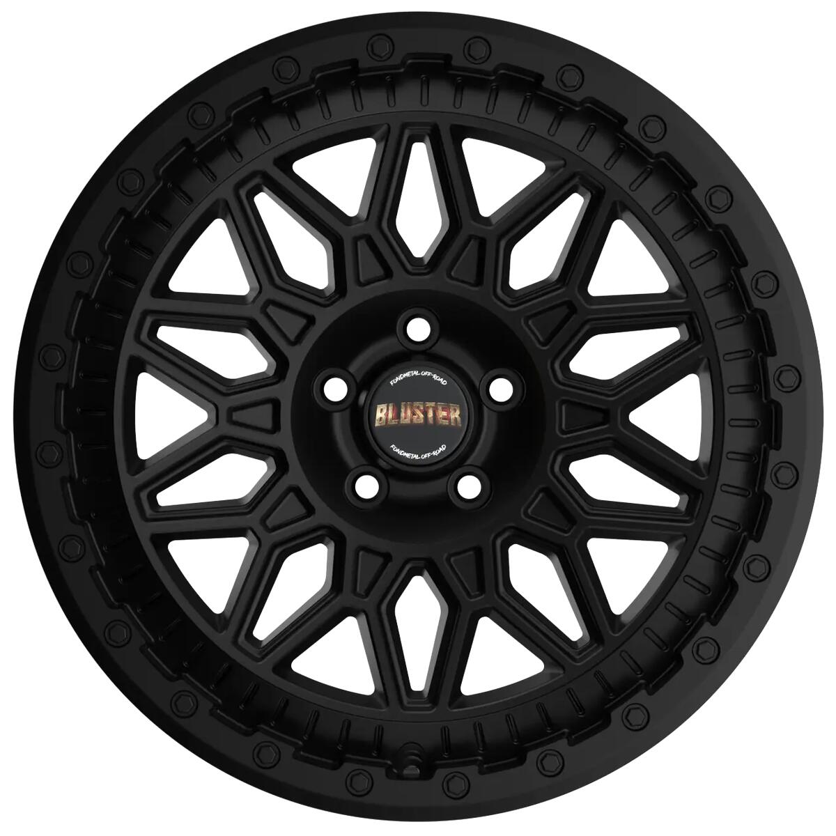 FONDMETAL / BLUSTER / MATT BLACK<br>9,0J20" 6X139,7 19,05 77,80