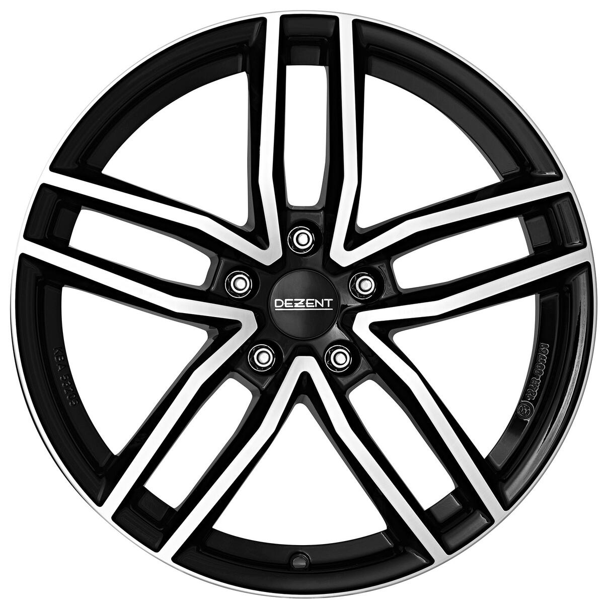 DEZENT / TR DARK / BLACK/POLISHED<br>7,5J18" 5X112 46 57,10