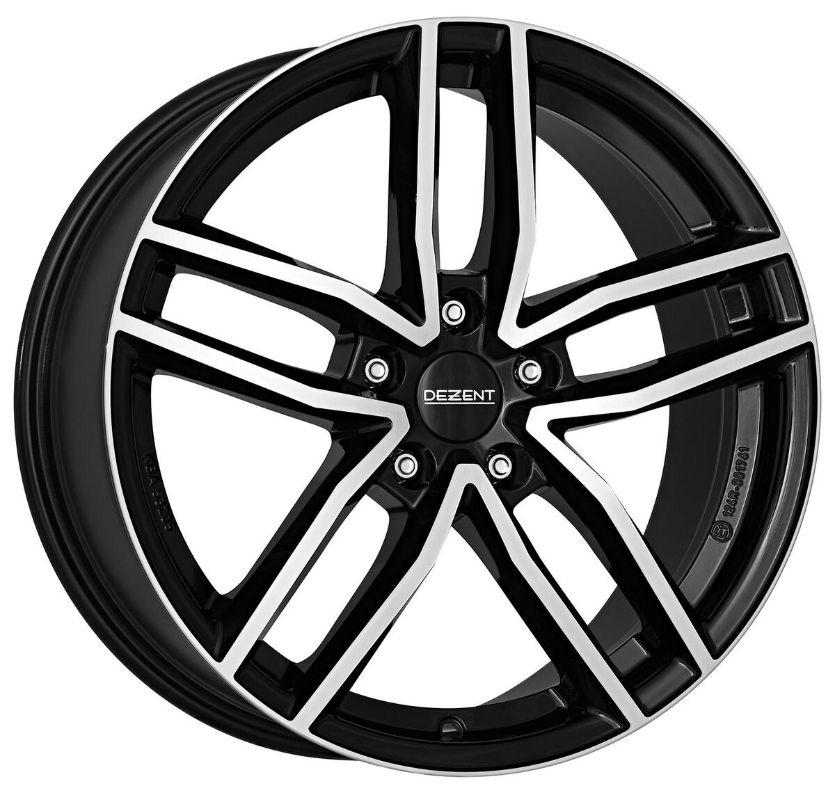 DEZENT / TR DARK / BLACK/POLISHED<br>7,5J18" 5X112 46 57,10