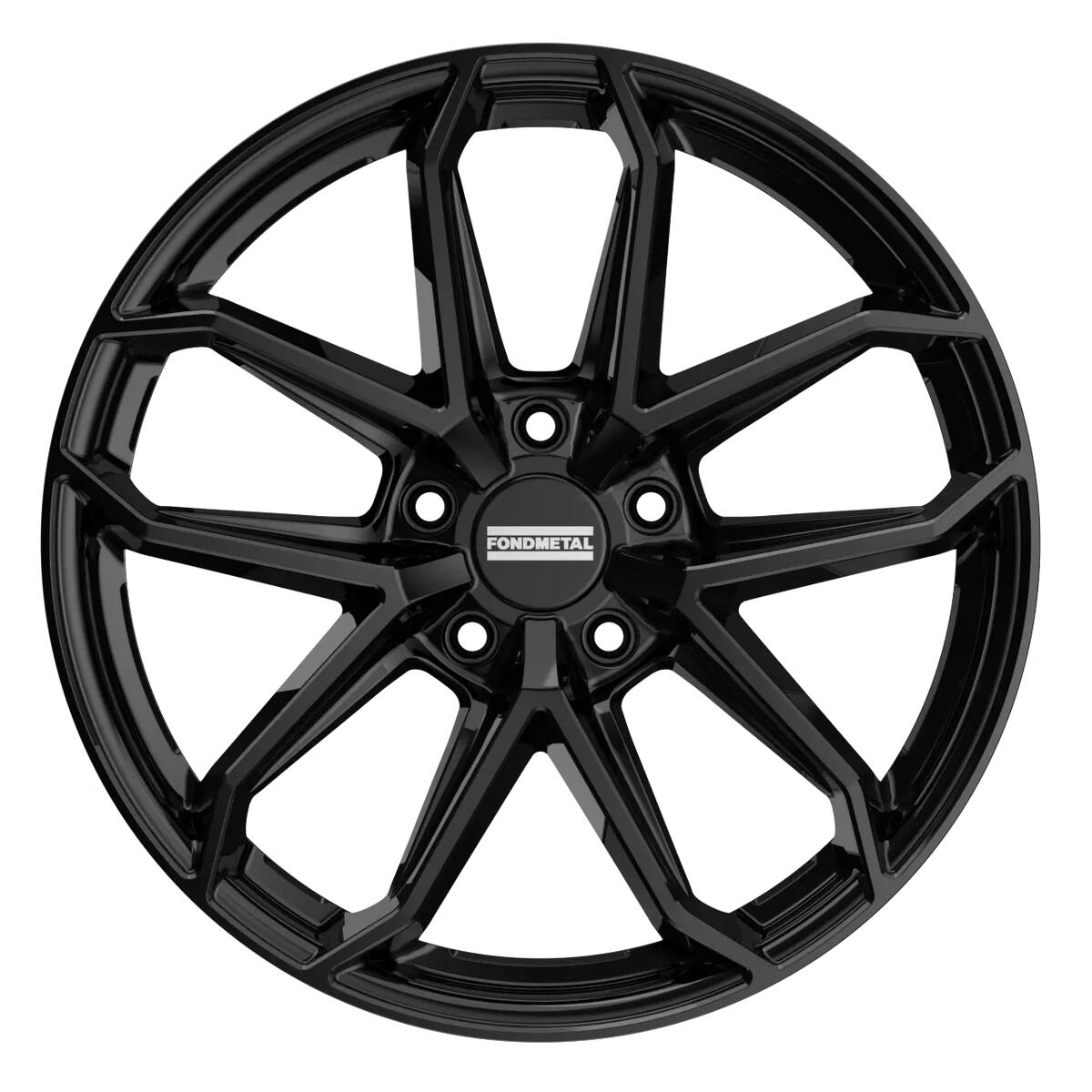 FONDMETAL / ZELOS / GLOSSY BLACK<br>9,0J20" 5X130 50 71,60