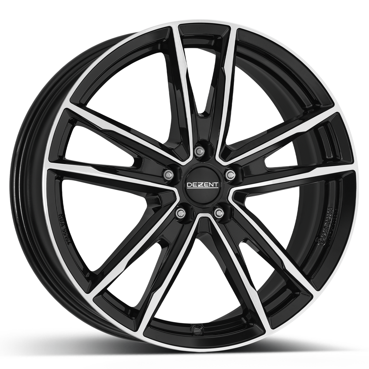 DEZENT / KF DARK / BLACK/POLISHED<br>7,0J17" 5X114,3 43,50 67,10
