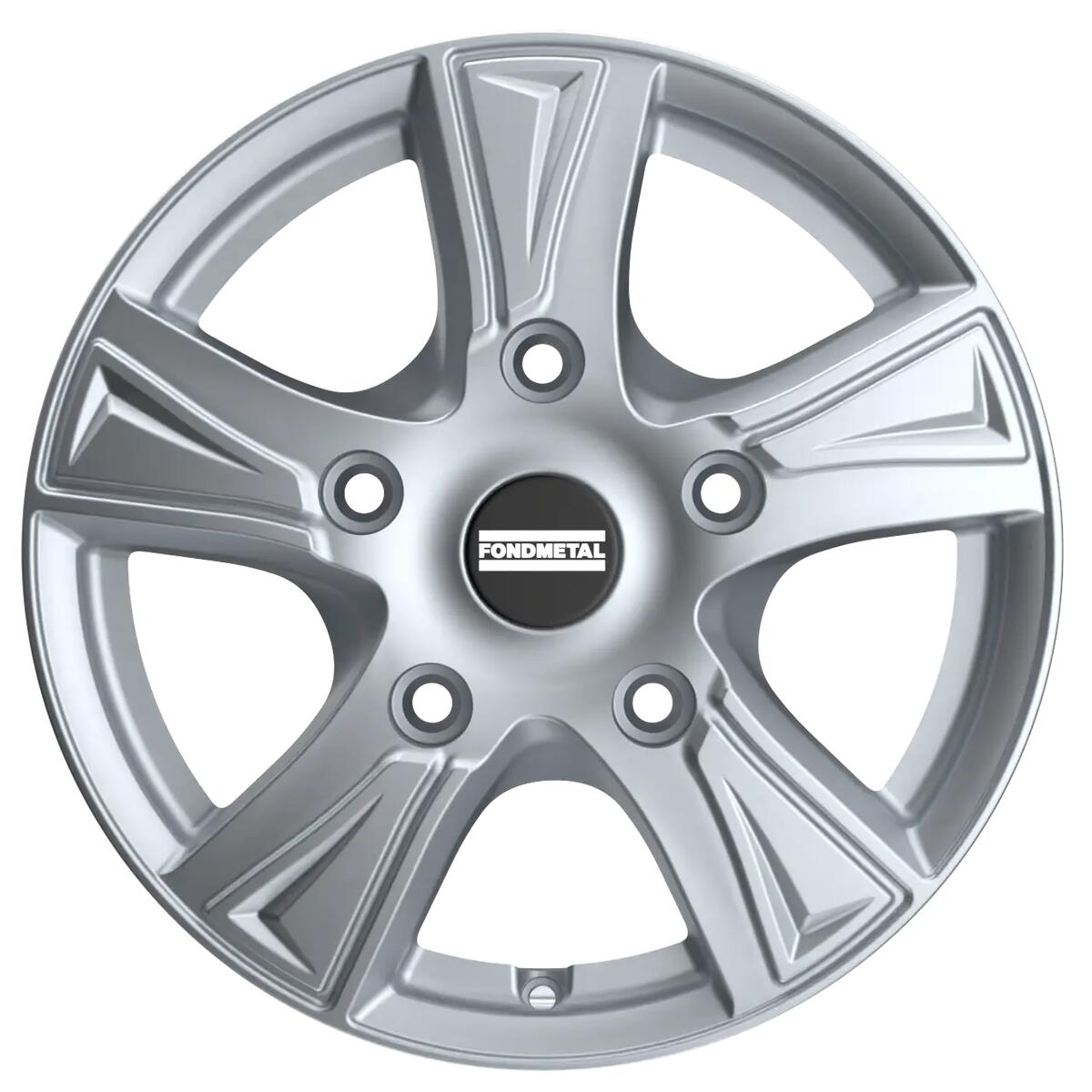 FONDMETAL / PRO1 / GLOSSY SILVER<br>6,5J16" 5X118 51 71,10