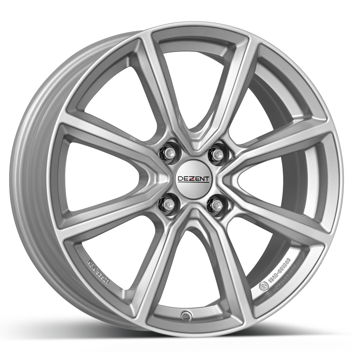 DEZENT / TN SILVER / SILVER<br>7,0J17" 4X100 38 60,10
