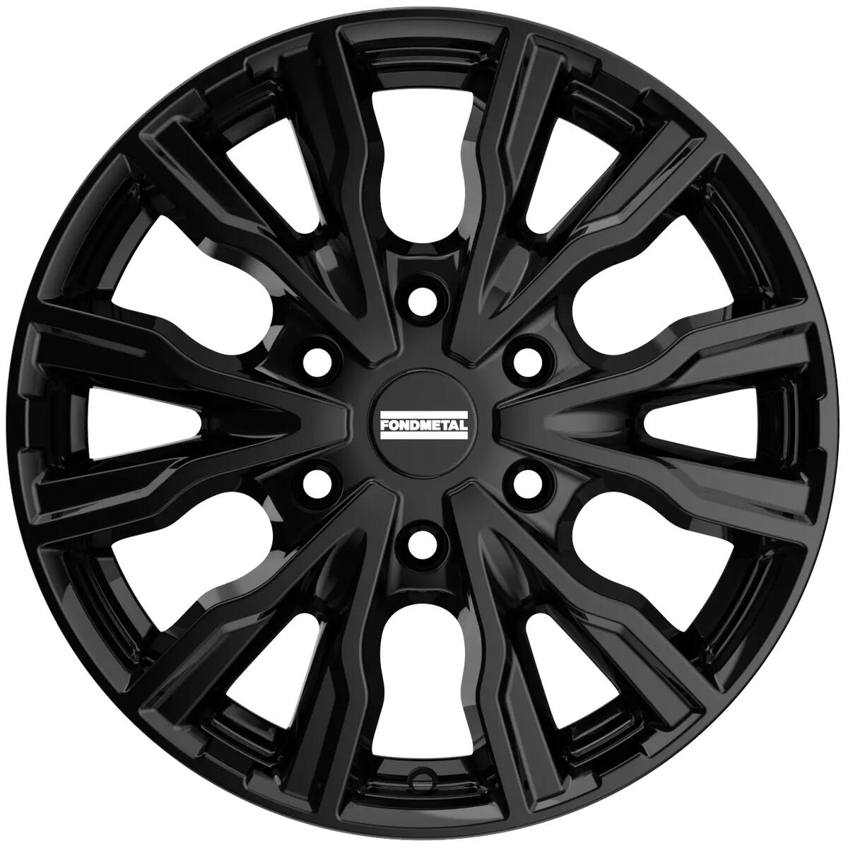 FONDMETAL / PRO2 / GLOSSY BLACK<br>6,5J16" X 50 74,10