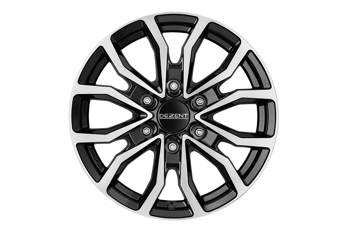 DEZENT / KC DARK / BLACK/POLISHED<br>6,5J16" 6X139,7 55 93,10