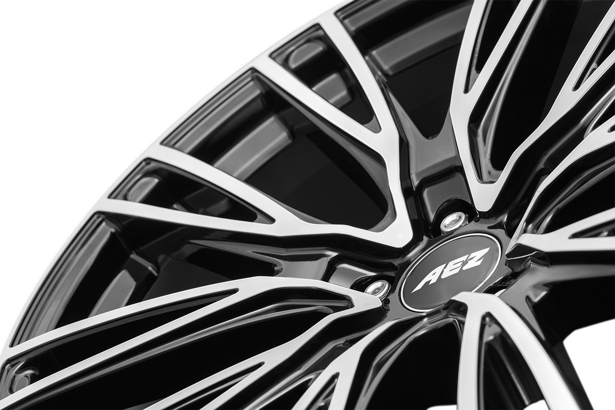 AEZ / SEATTLE DARK / BLACK/POLISHED<br>9,5J22" 5X120 42,50 72,60