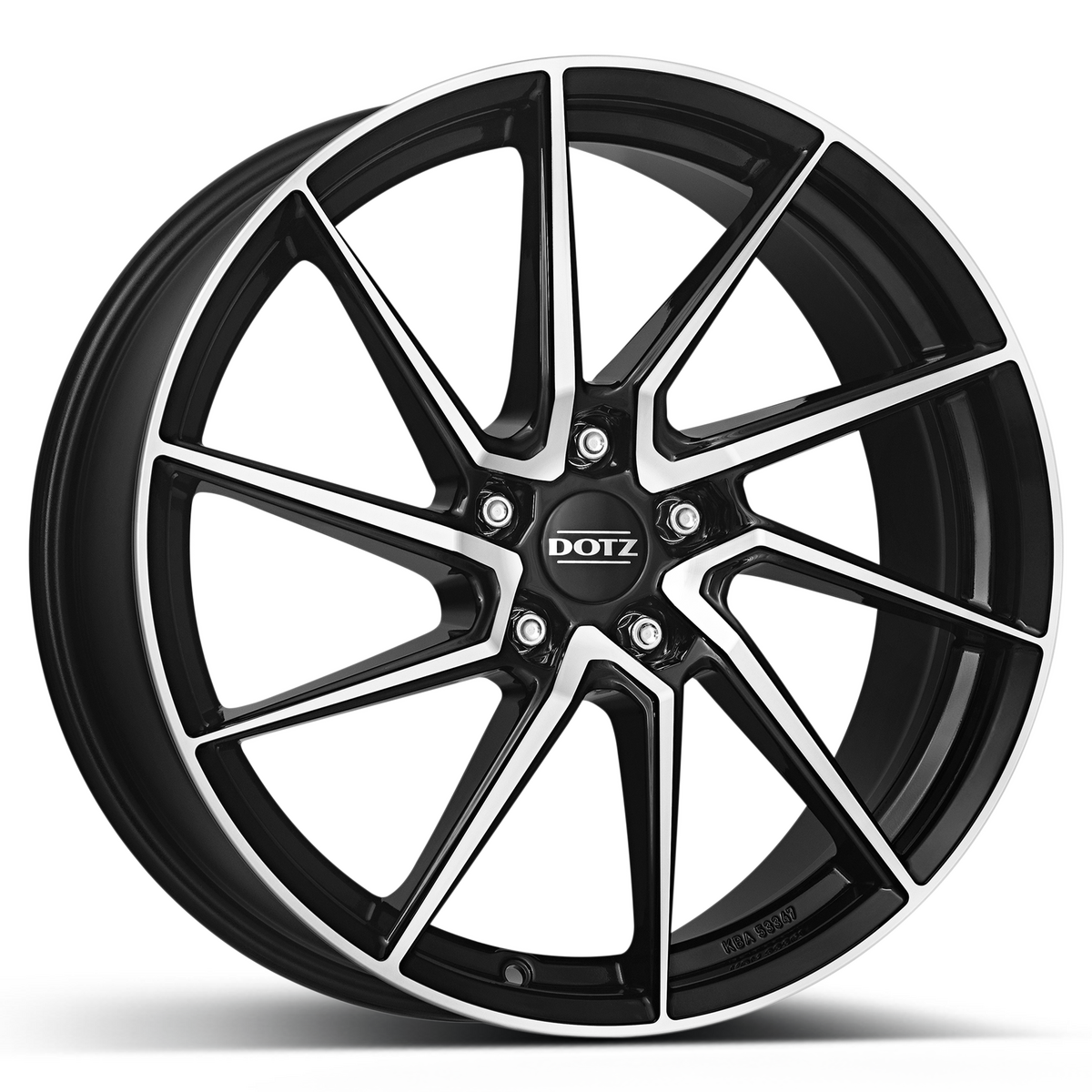 DOTZ / SPA DARK / BLACK/POLISHED<br>7,5J17" 5X100 35 60,10