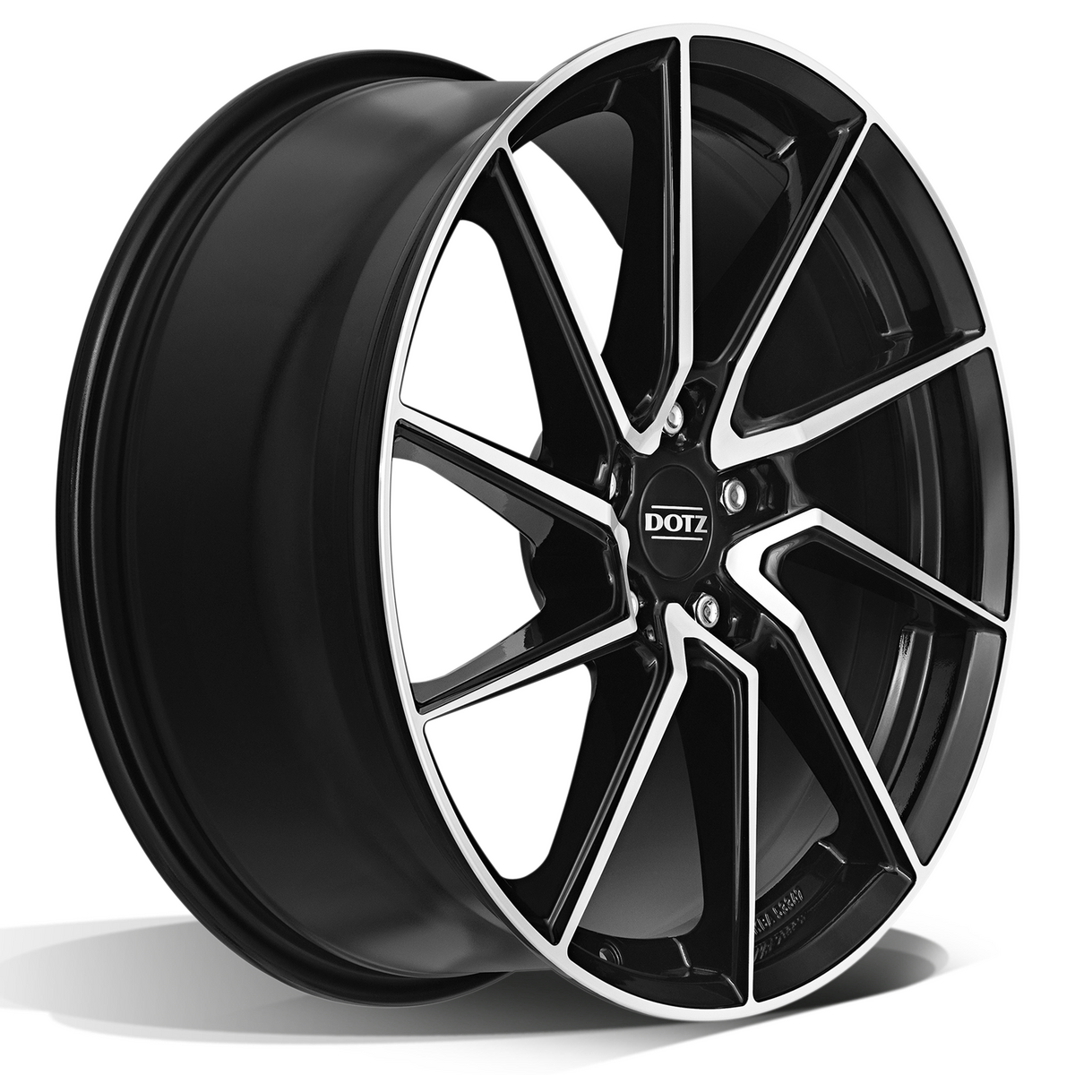 DOTZ / SPA DARK / BLACK/POLISHED<br>7,5J17" 5X100 35 60,10