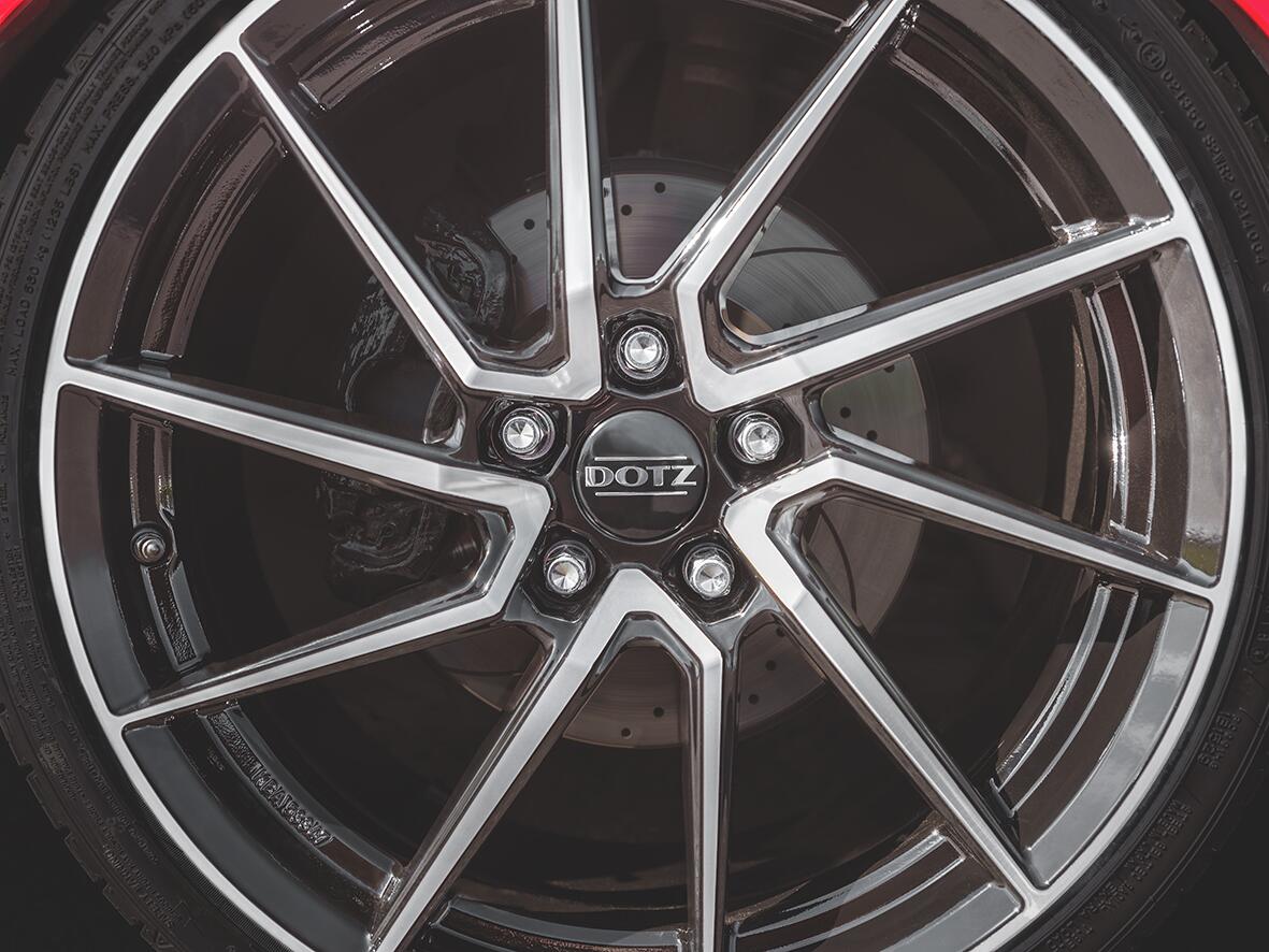 DOTZ / SPA DARK / BLACK/POLISHED<br>7,5J17" 5X100 35 60,10