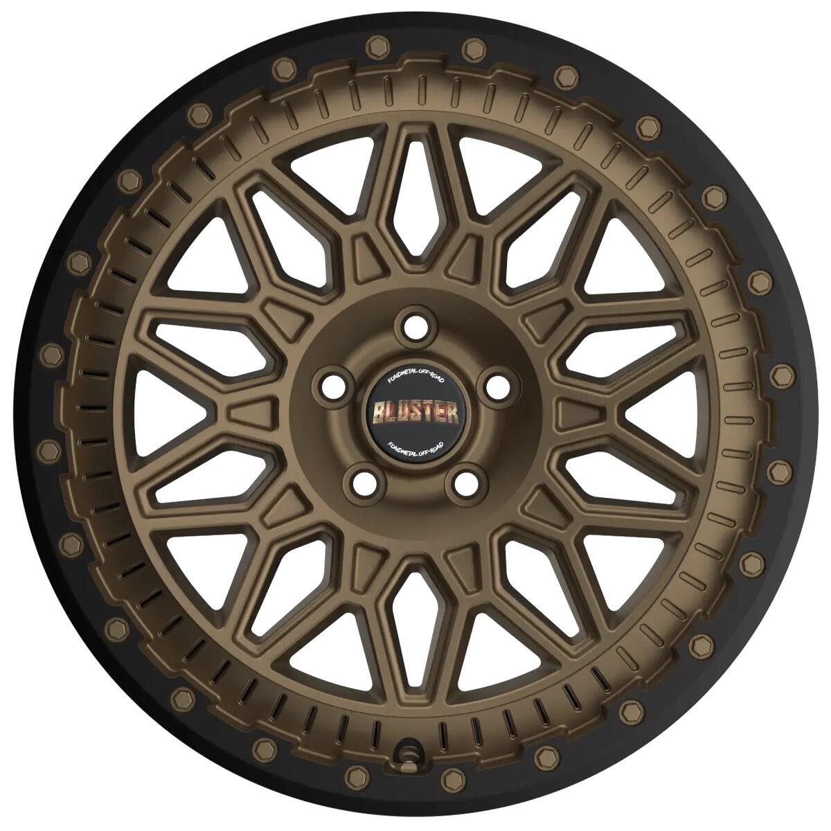 FONDMETAL / BLUSTER / MATT BRAUN BLACK  LIP<br>9,0J20" 6X139,7 19,05 77,80