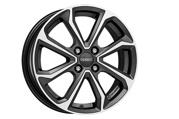 DEZENT / KT DARK / GUNMETAL/POLISHED<br>6,0J15" 4X100 46 54,10